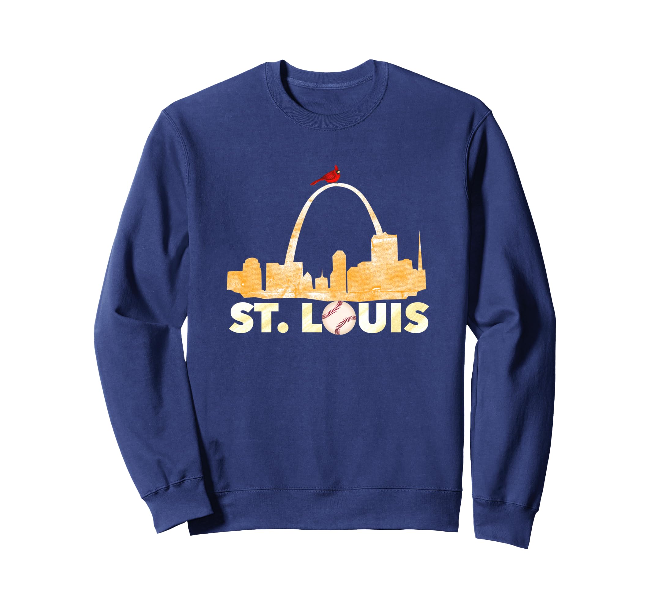 Saint Louis Red Cardinal Baseball Sweatshirt - Custom Art Print Unisex - T-Shirt, Sweatshirt, Hoodie