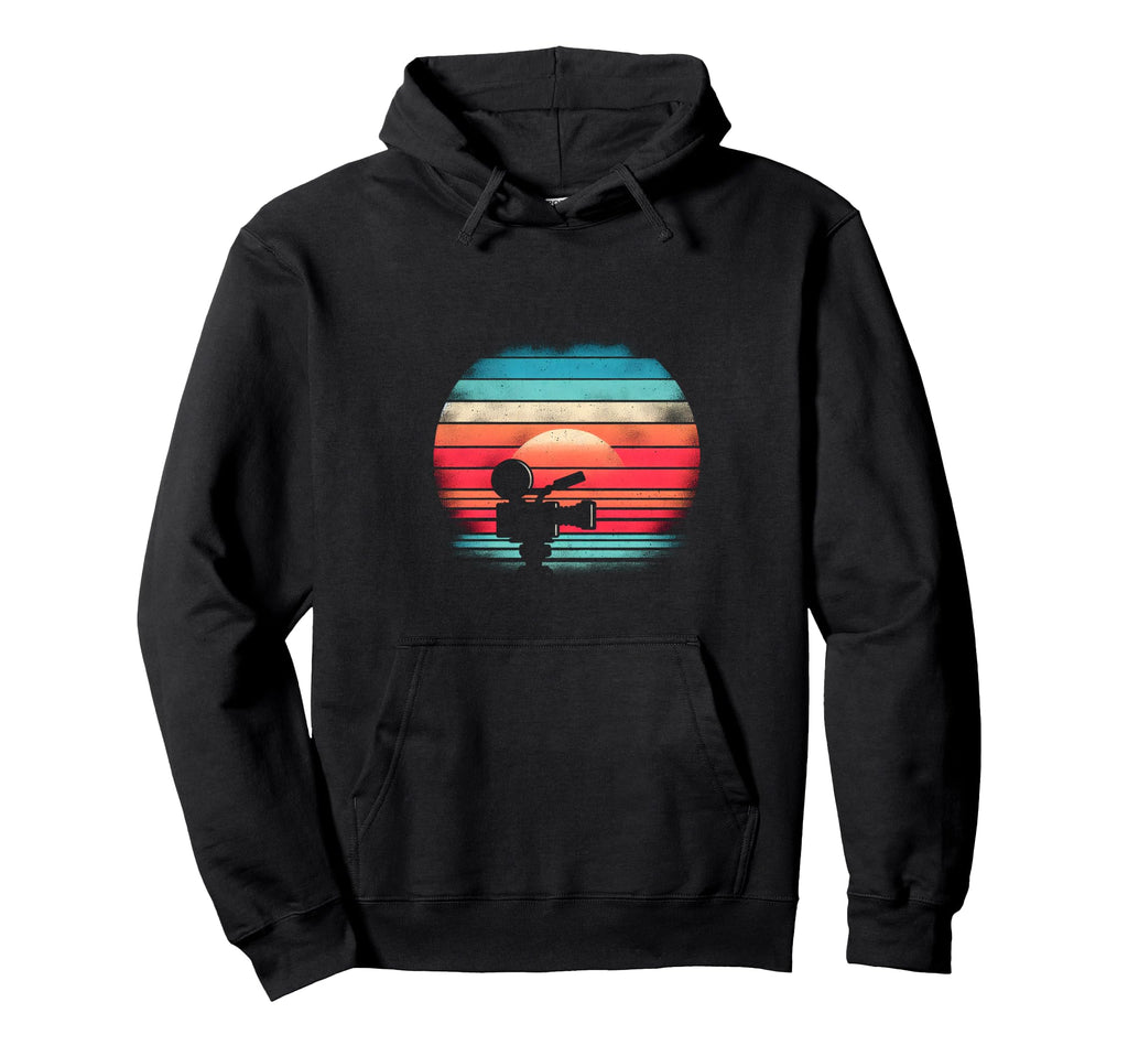 Camera Sunset Hoodie - Unique Graphic Men Women - T-Shirt, Sweatshirt, Hoodie