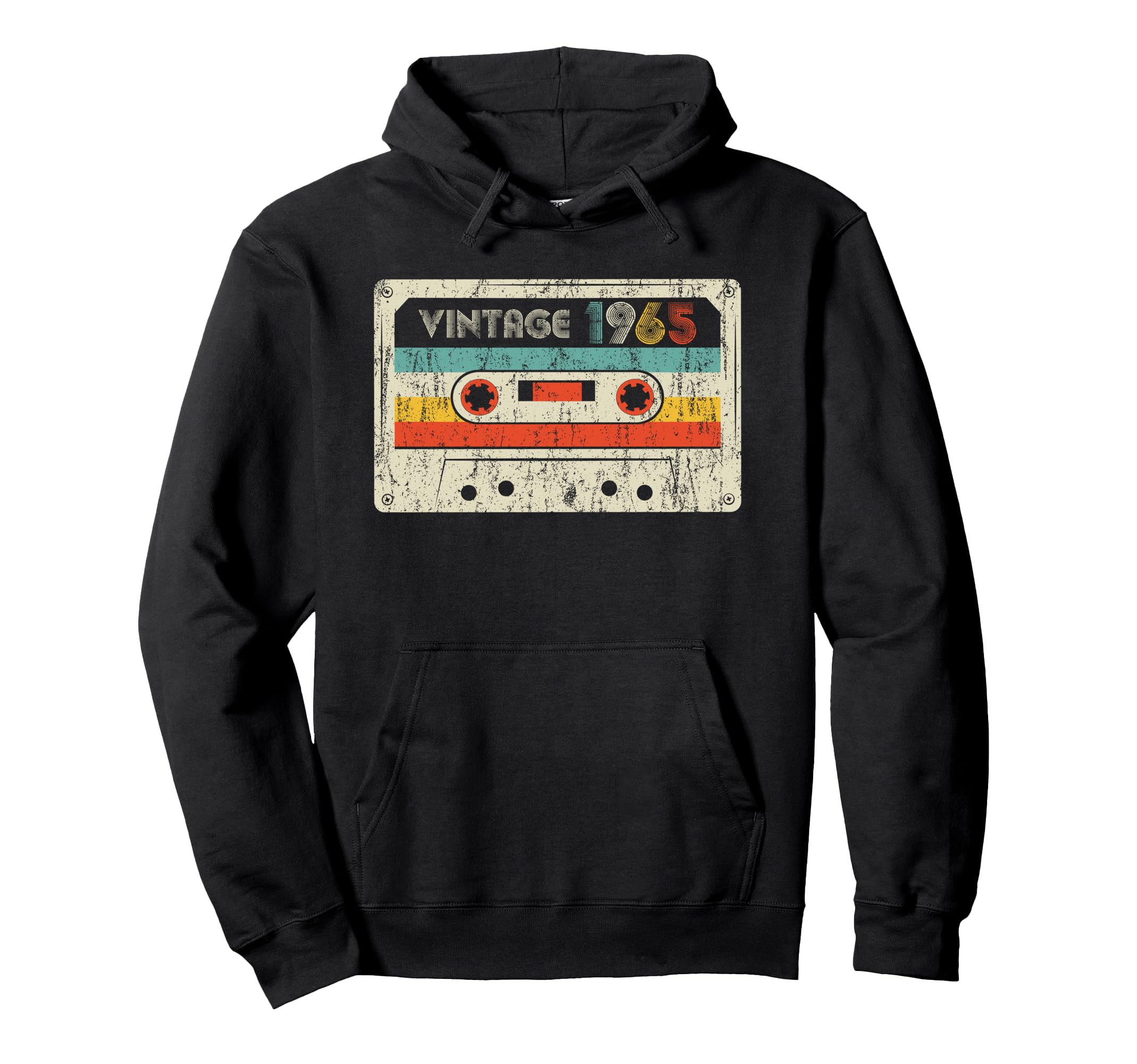 1965 Birthday 1965 Cassette Tape Hoodie - Graphic Print Men Women - T-Shirt, Sweatshirt, Hoodie