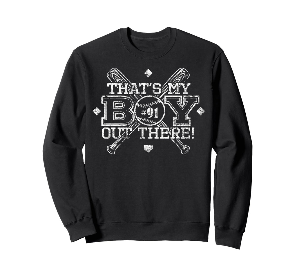 Baseball Mom Dad Thats My Proud Sweatshirt - Novelty Apparel Men Women - T-Shirt, Sweatshirt, Hoodie
