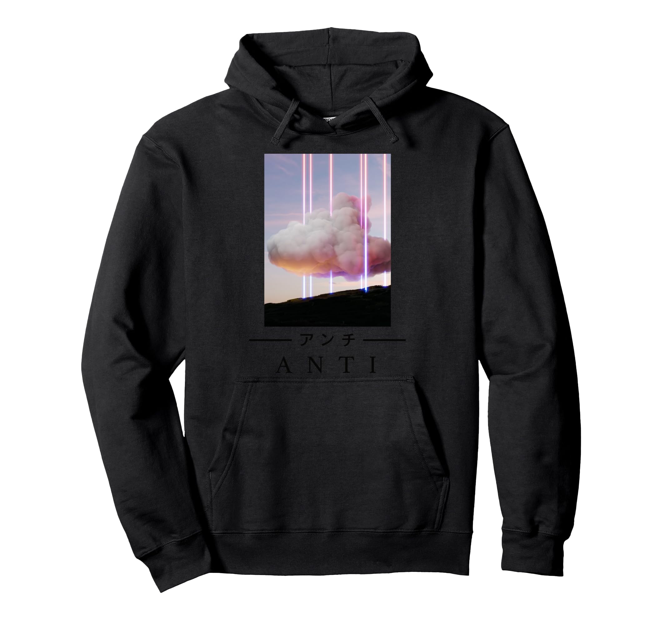 Retrowave Anti Japanese Art Aesthetic Hoodie - Streetwear Style Unisex - T-Shirt, Sweatshirt, Hoodie