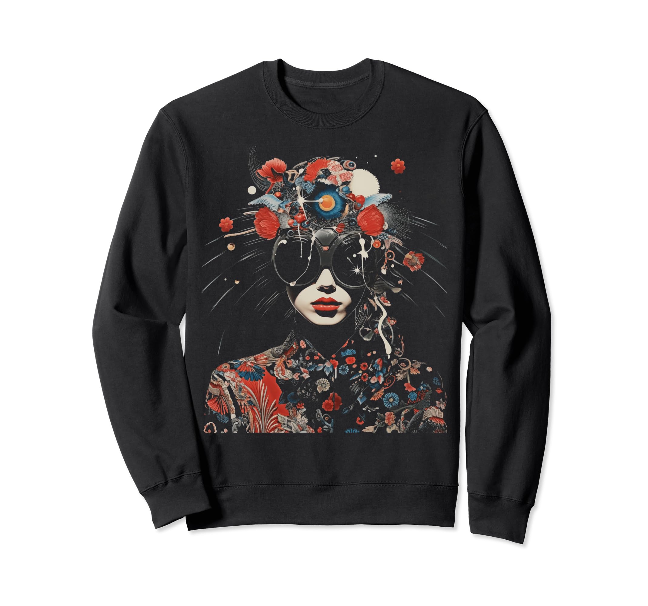 Japanese Y2K Aesthetic Surreal Sweatshirt - Minimalist Print Men Women - T-Shirt, Sweatshirt, Hoodie