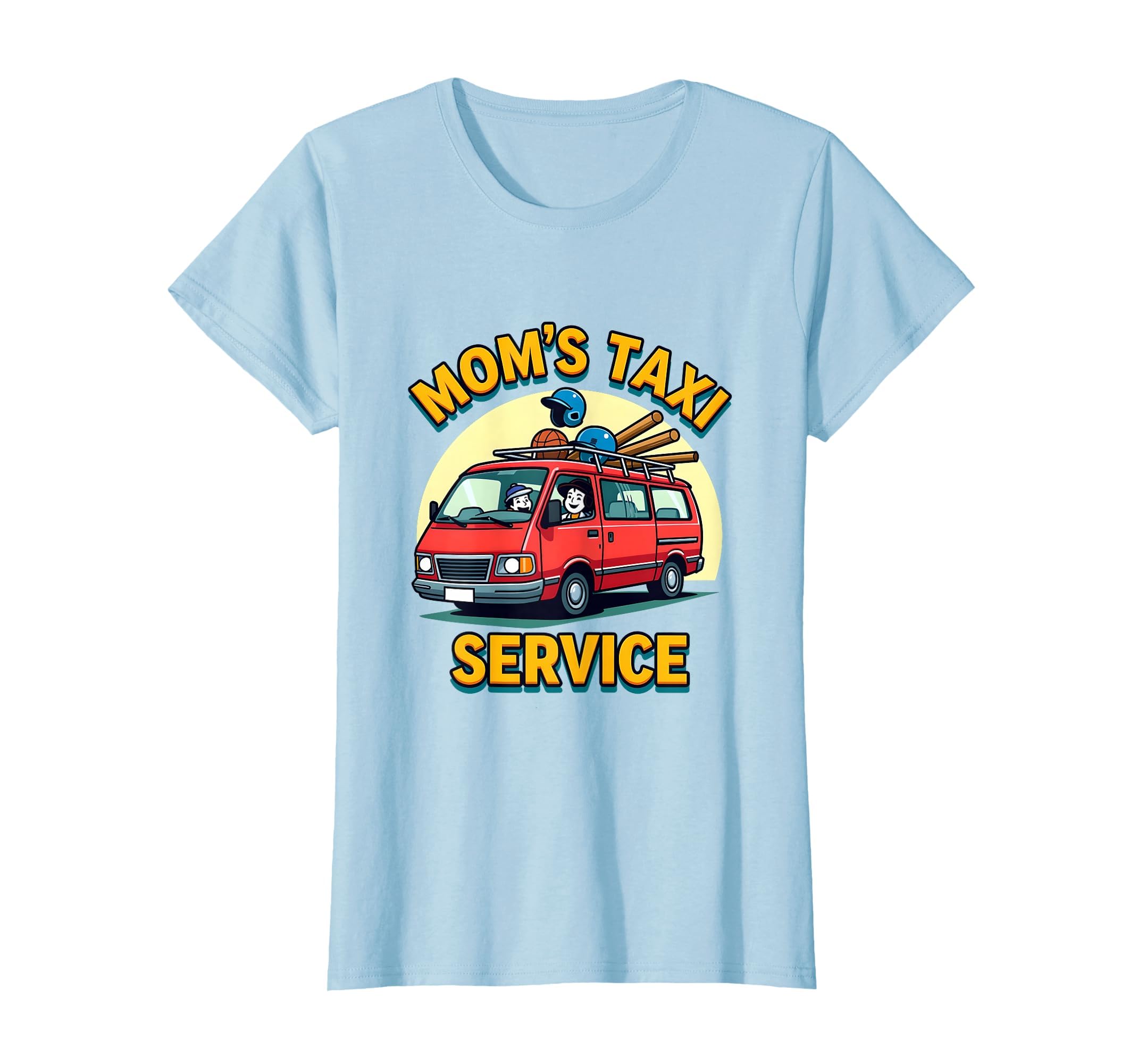 Moms Taxi Service Funny Baseball Mom T-Shirt - Unique Graphic for Adults - T-Shirt, Sweatshirt, Hoodie
