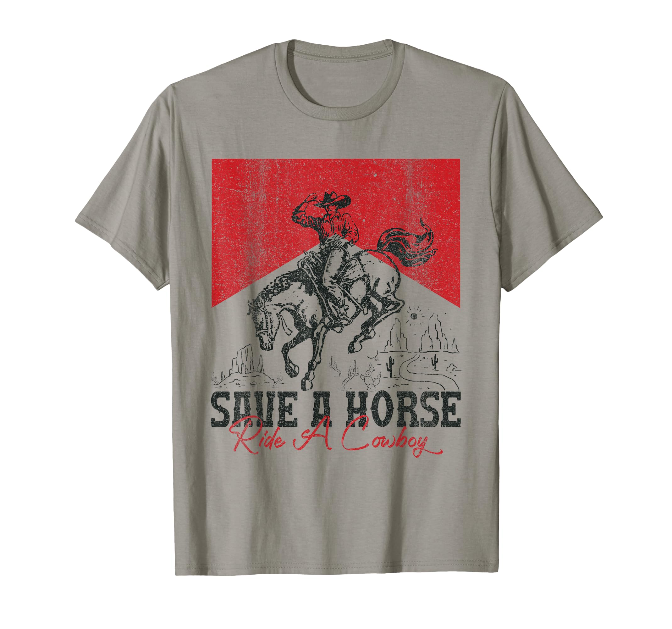Save Horse Ride Cowboy Country T-Shirt - Aesthetic Graphic for Adults - T-Shirt, Sweatshirt, Hoodie