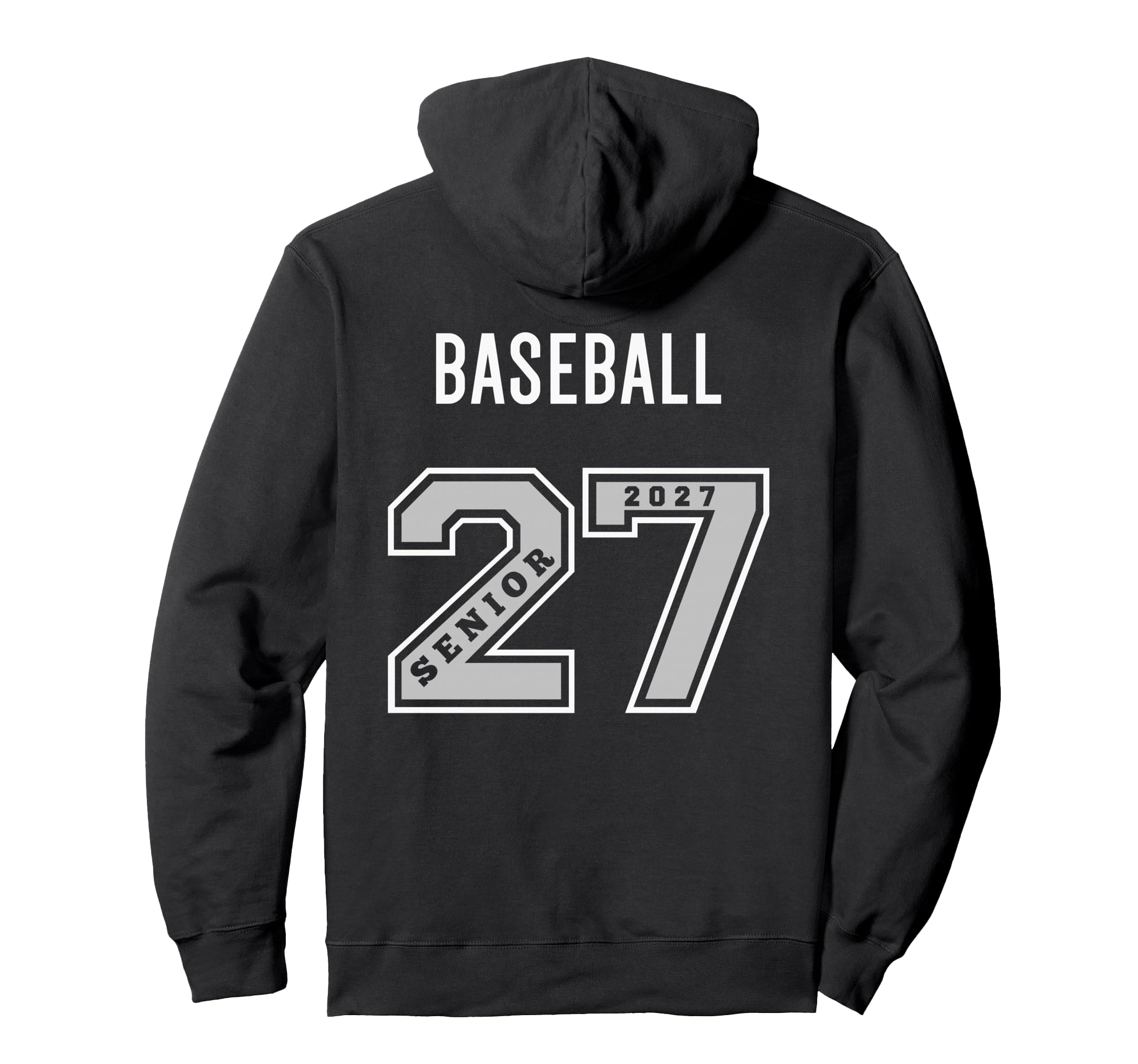 2027 Senior Baseball Back Team Souvenir 27 Hoodie - Unique Graphic Unisex - T-Shirt, Sweatshirt, Hoodie