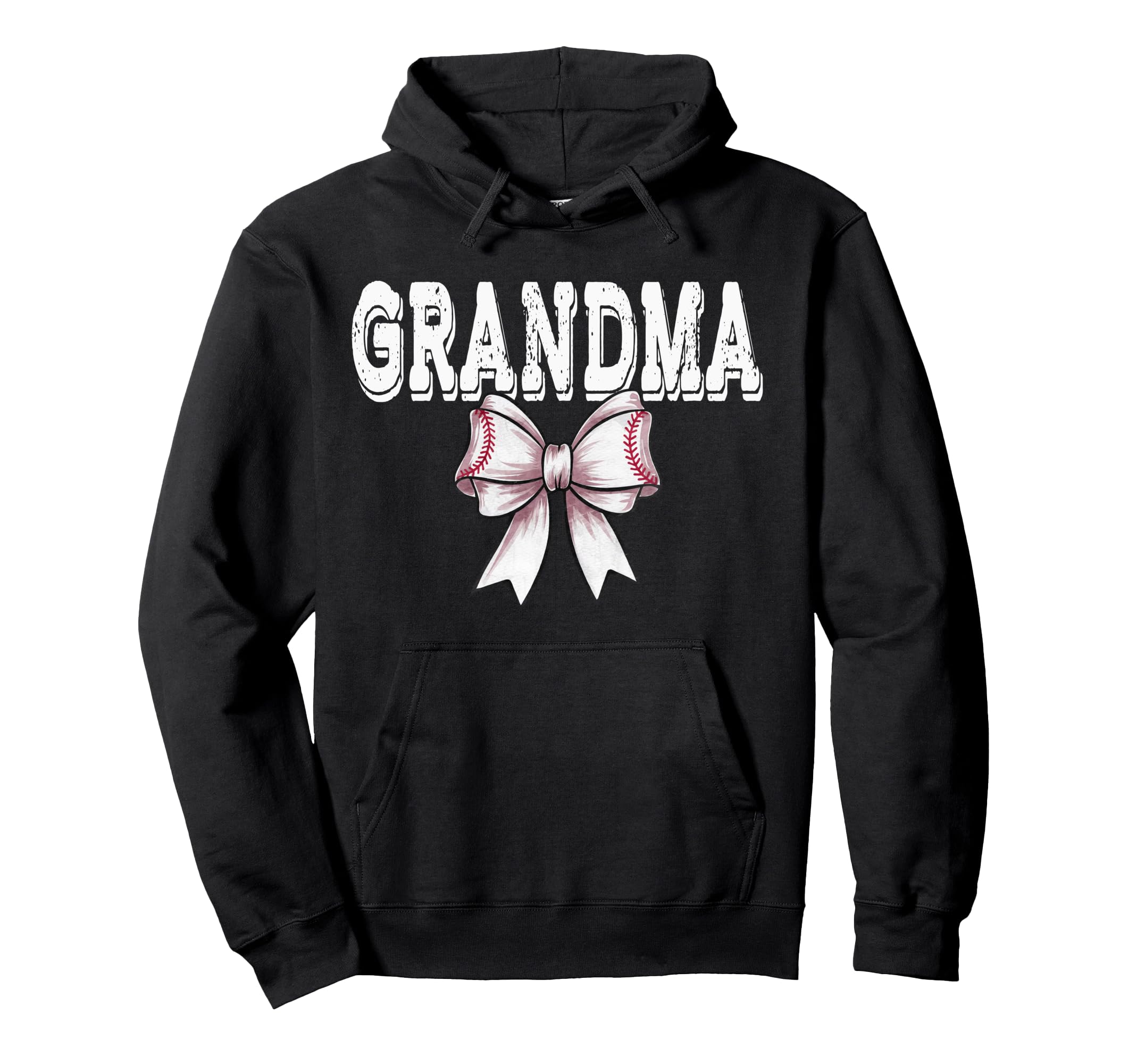 Coquette Baseball Bow Mom Sister Grandma Hoodie - Custom Art Print Unisex - T-Shirt, Sweatshirt, Hoodie