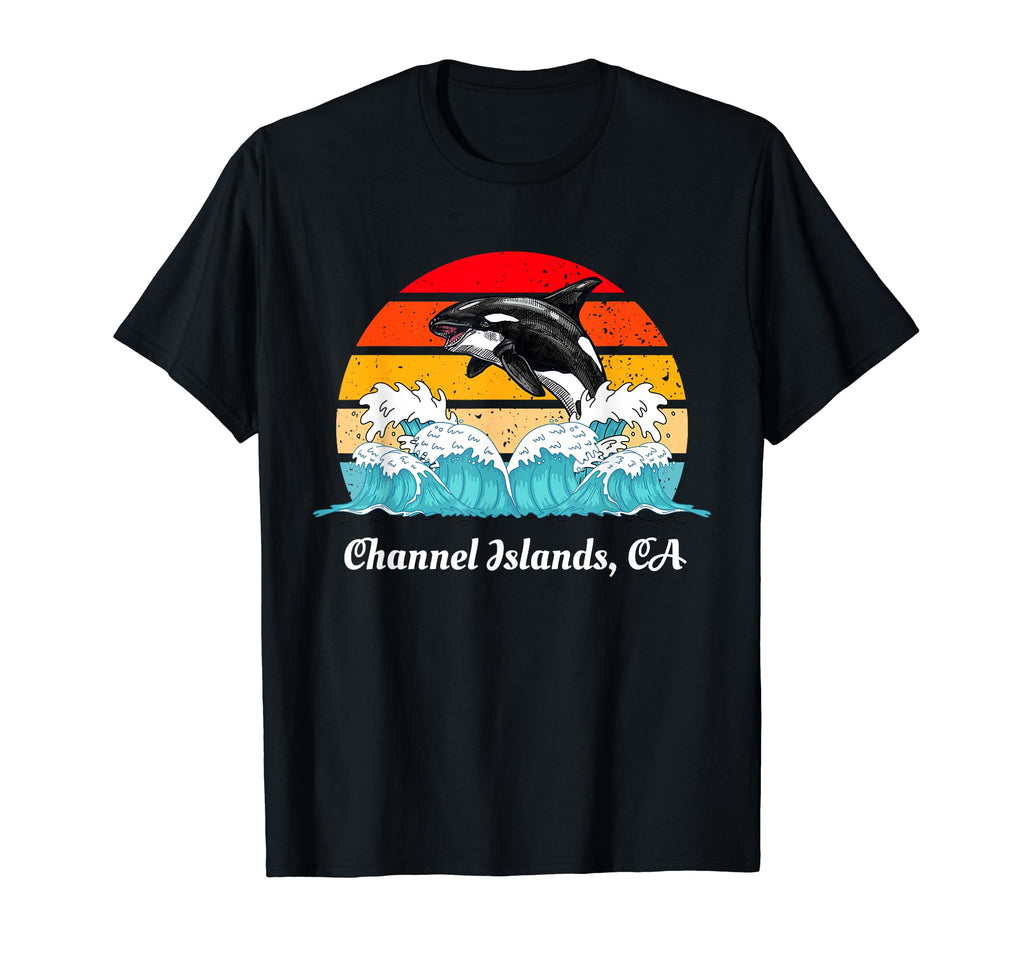 Channel Islands Ca Distressed Orca T-Shirt - Streetwear Style Unisex - T-Shirt, Sweatshirt, Hoodie