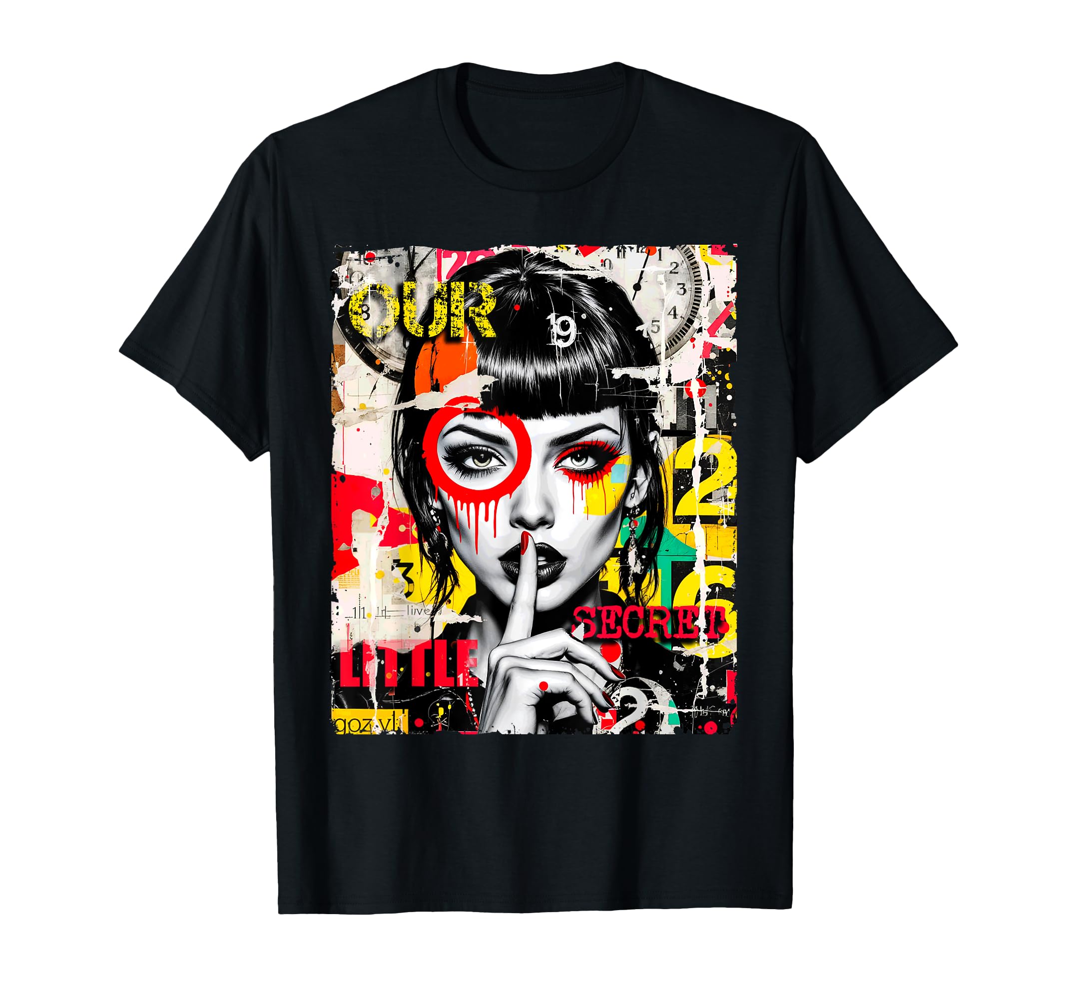 Grunge Pop Art Punk Street Art 90S T-Shirt - Custom Art Print Men Women - T-Shirt, Sweatshirt, Hoodie