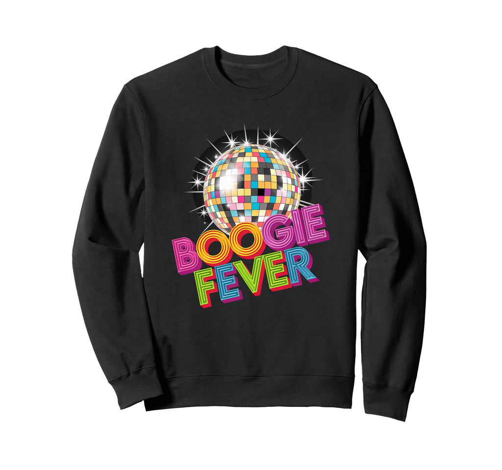 Disco Ball Boogie Fever Discoball Sweatshirt - Minimalist Print Unisex - T-Shirt, Sweatshirt, Hoodie