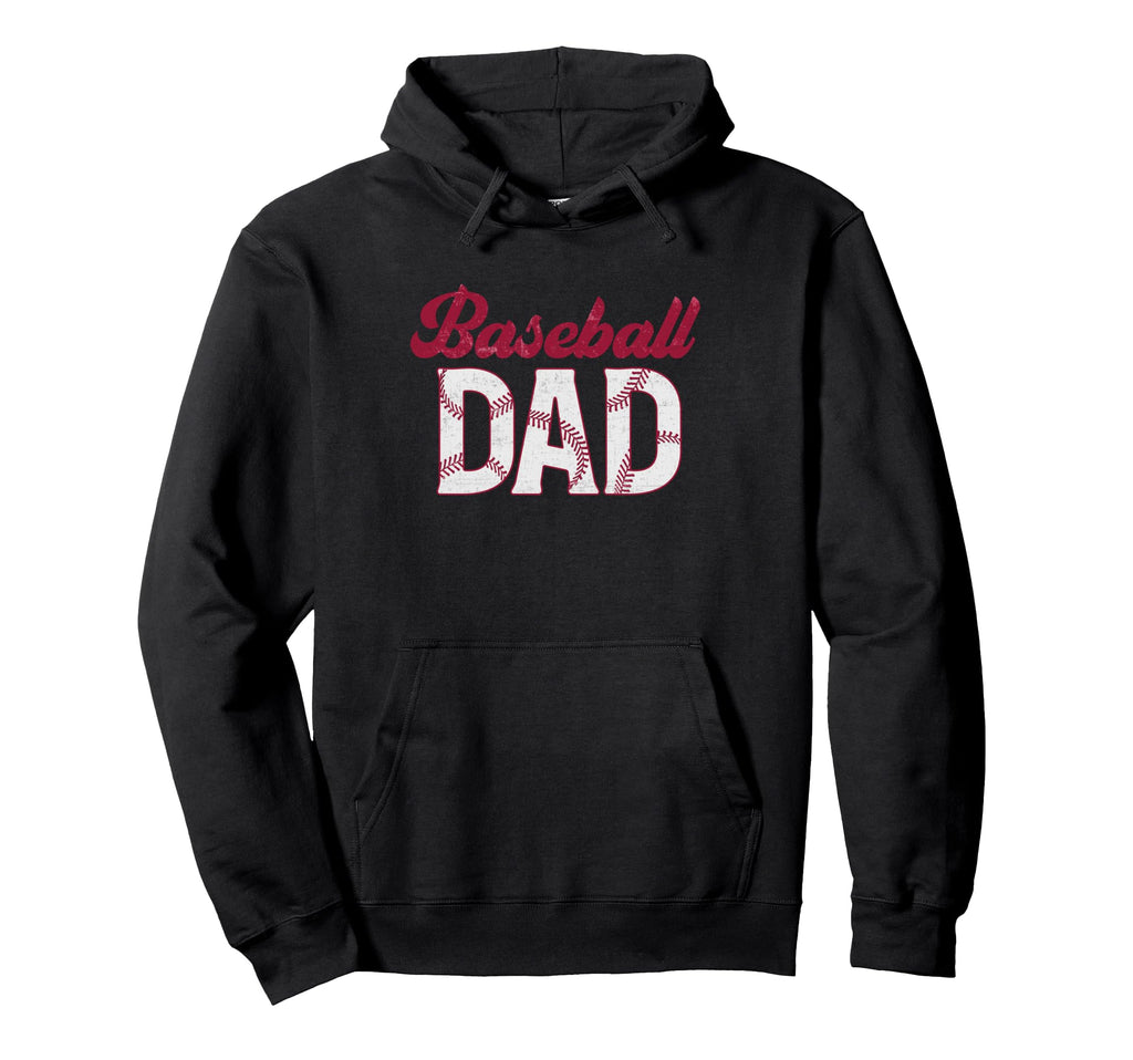 Baseball Dad Gifts Fathers Day Dad Hoodie - Custom Art Print Men Women - T-Shirt, Sweatshirt, Hoodie