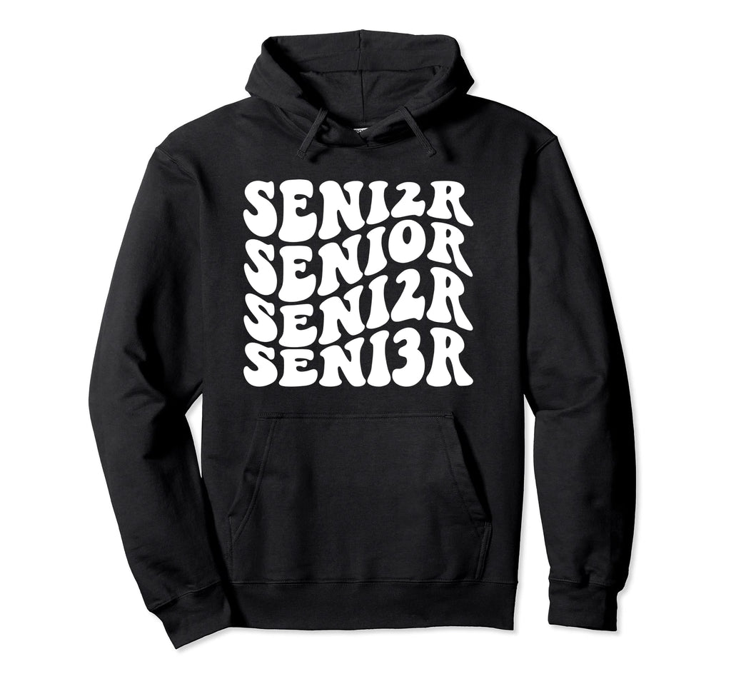 Groovy Boho Senior 2023 Graduation Back Hoodie - Fun Novelty Design Unisex - T-Shirt, Sweatshirt, Hoodie