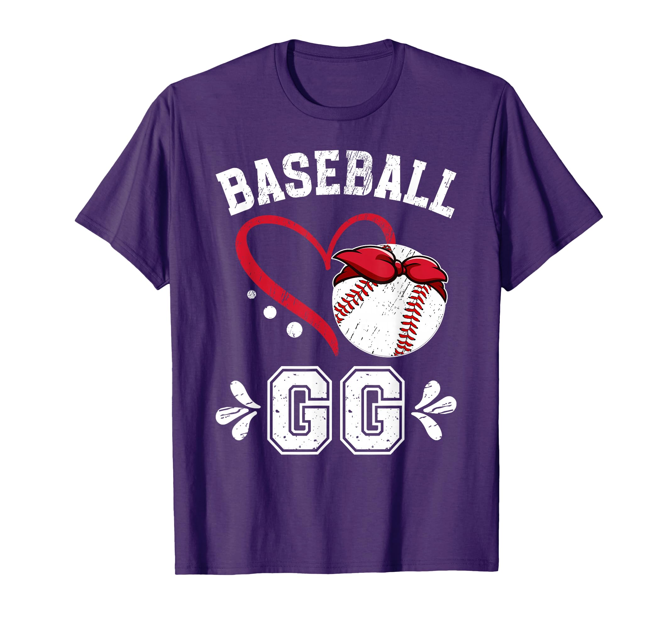 Baseball Gg Grandma Gg Baseball Player Gg T-Shirt - Graphic Print Unisex - T-Shirt, Sweatshirt, Hoodie