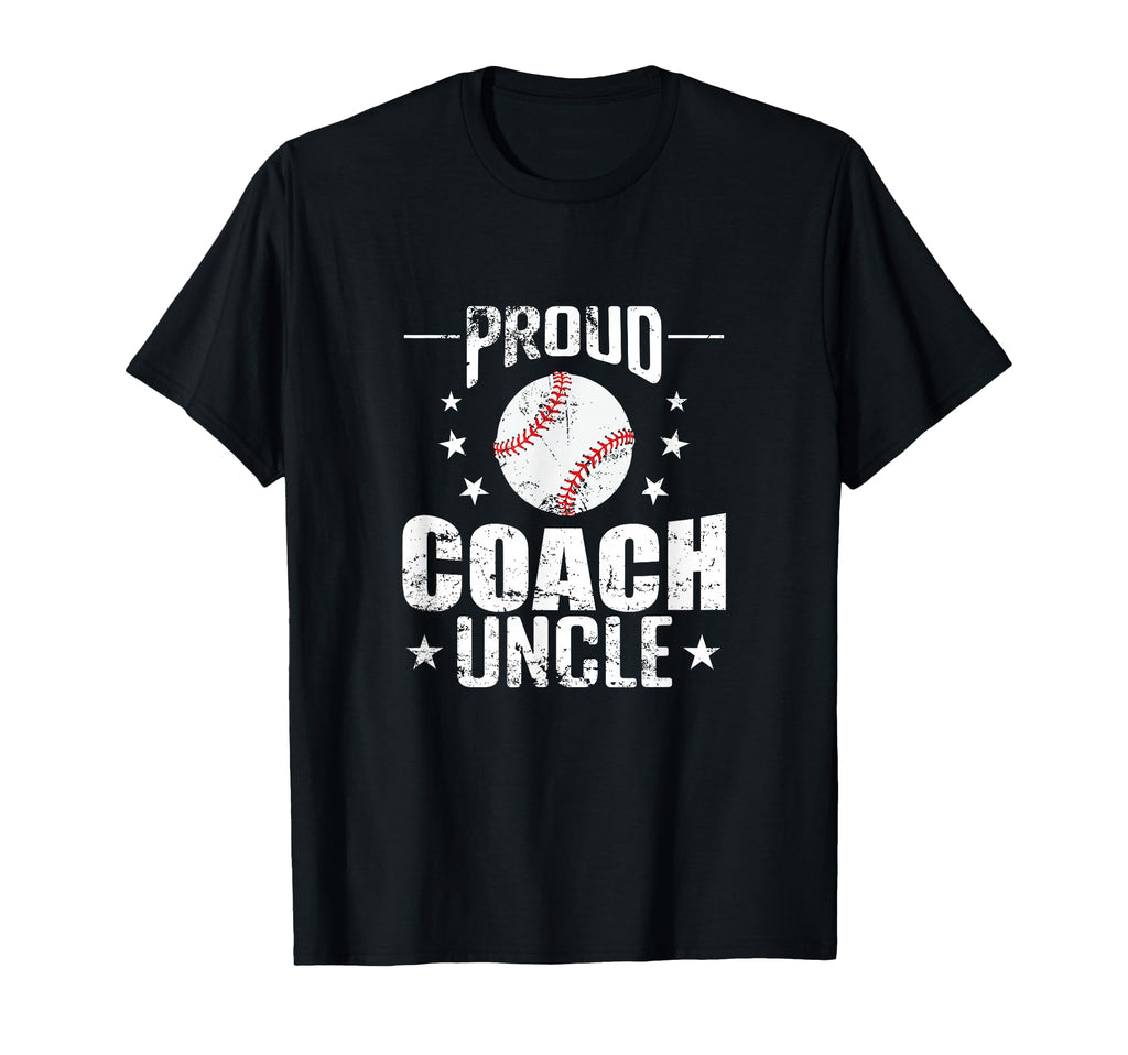 Coach Uncle Baseball Coach Dugout T-Shirt - Fun Novelty Design Men Women - T-Shirt, Sweatshirt, Hoodie