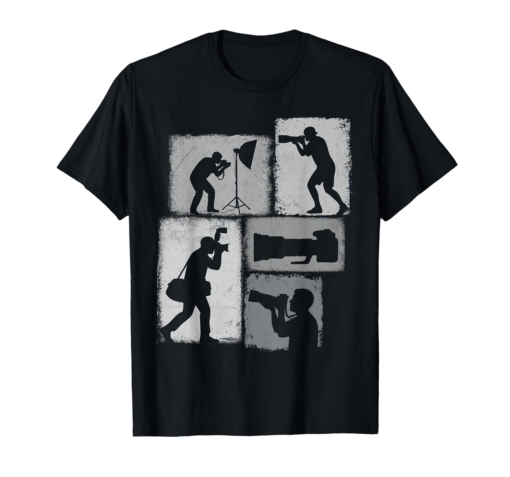 Photographer Collage Photography T-Shirt - Trendy Graphic Unisex - T-Shirt, Sweatshirt, Hoodie