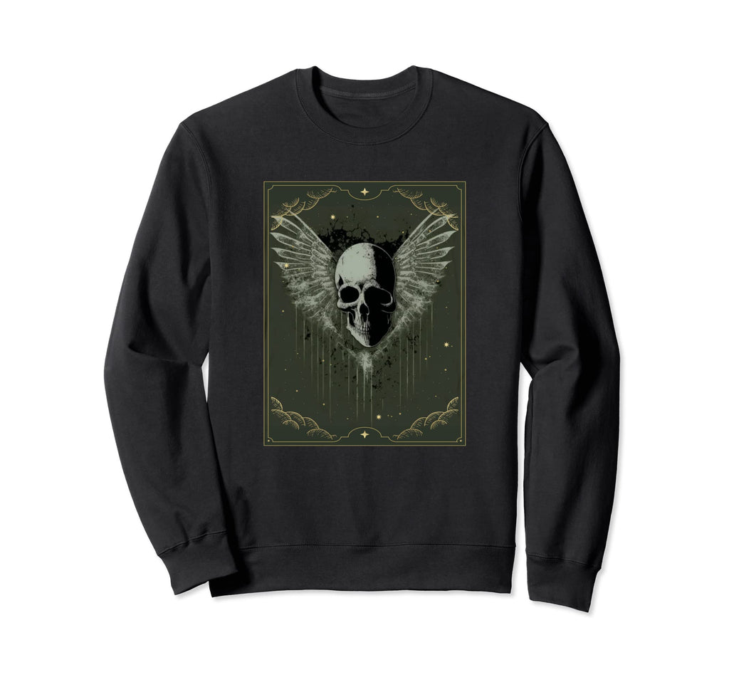 Y2K Aesthetic Fairy Angel Wings Heart Sweatshirt - Custom Art Print Unisex - T-Shirt, Sweatshirt, Hoodie