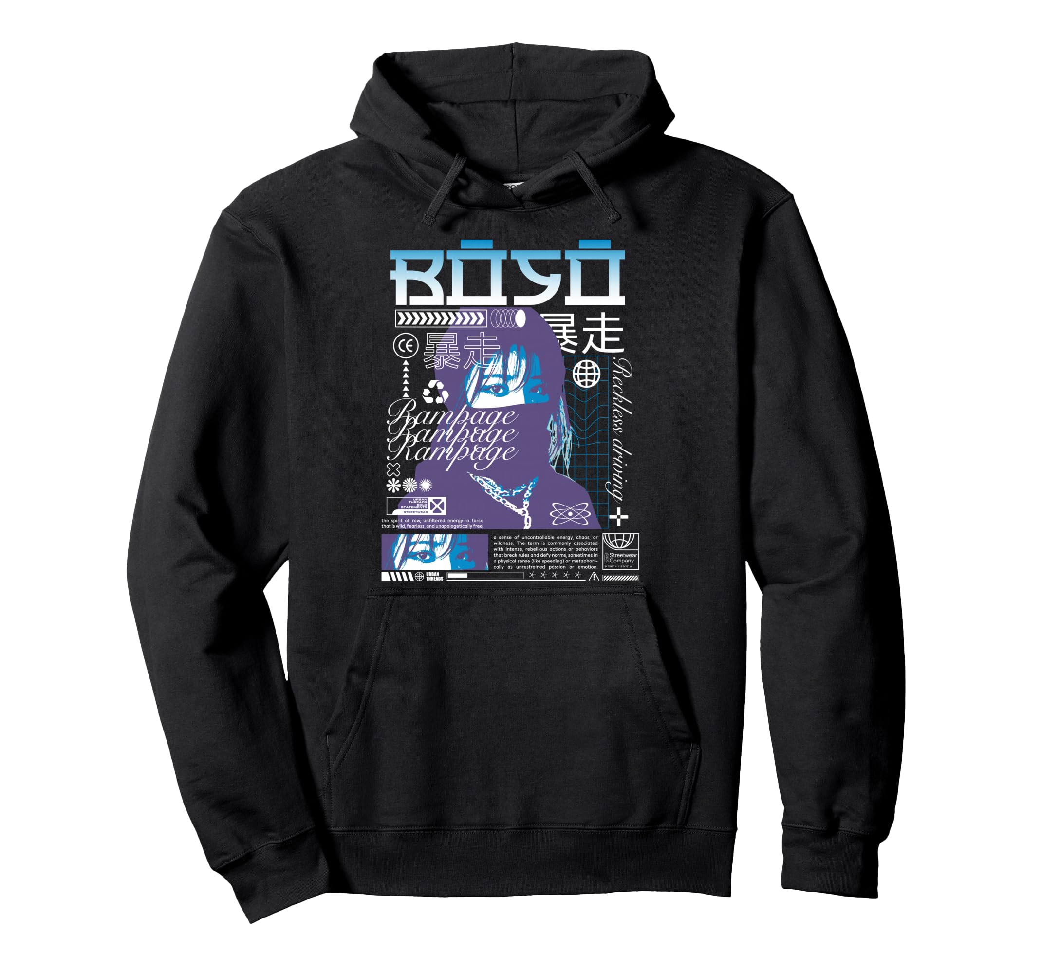 Y2K Bold Urban Graffiti Aesthetic Hoodie - Trendy Graphic Unisex - T-Shirt, Sweatshirt, Hoodie