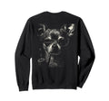 Chihuahua Smoking Pipe Glasses Grunge Sweatshirt - Graphic Print Unisex - T-Shirt, Sweatshirt, Hoodie