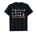 Endometrial Cancer Awareness Peace T-Shirt - Casual Everyday Wear Unisex - T-Shirt, Sweatshirt, Hoodie