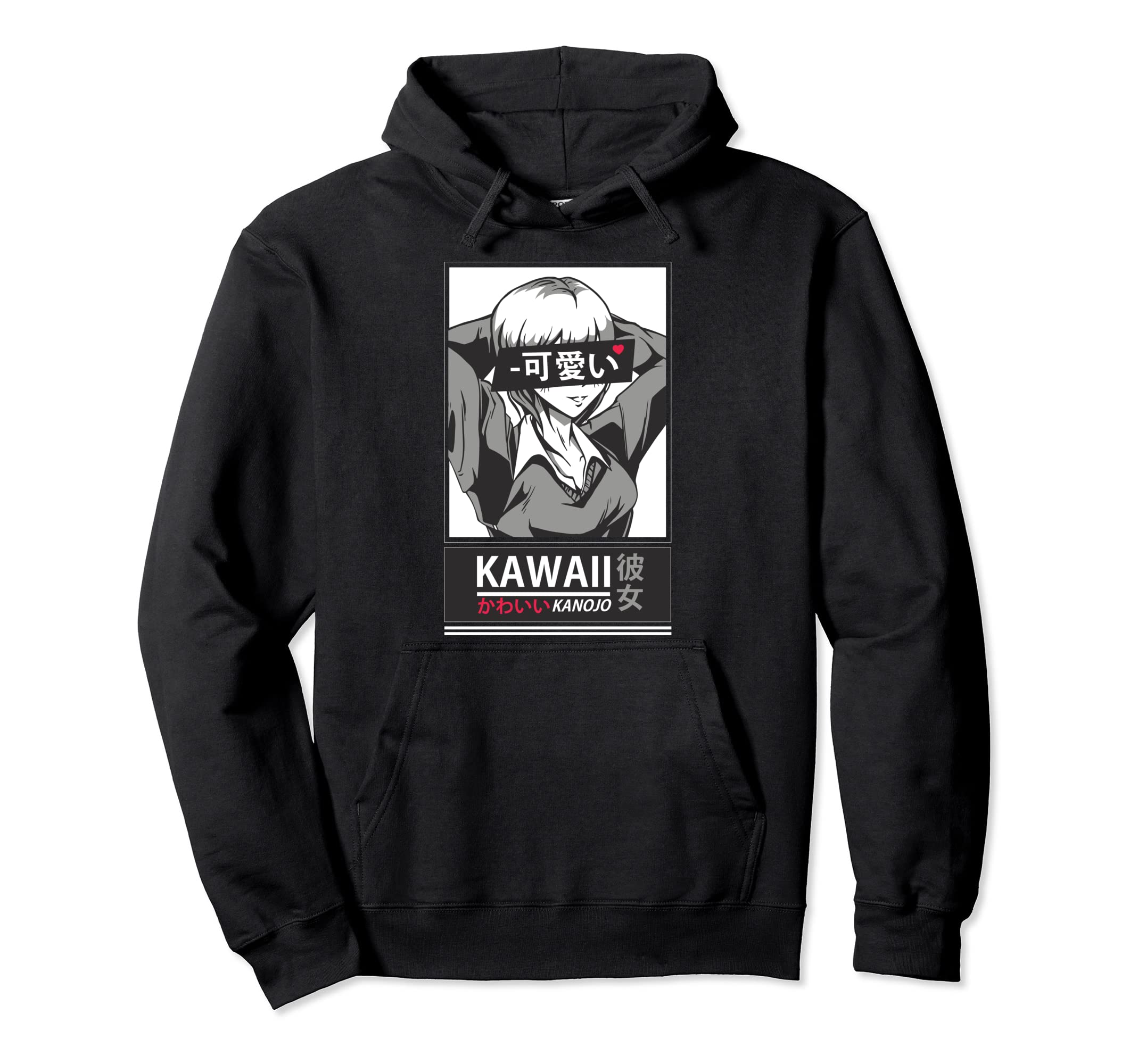 Kawaii Girlfriend Japanese Anime Hoodie - Unique Graphic Men Women - T-Shirt, Sweatshirt, Hoodie