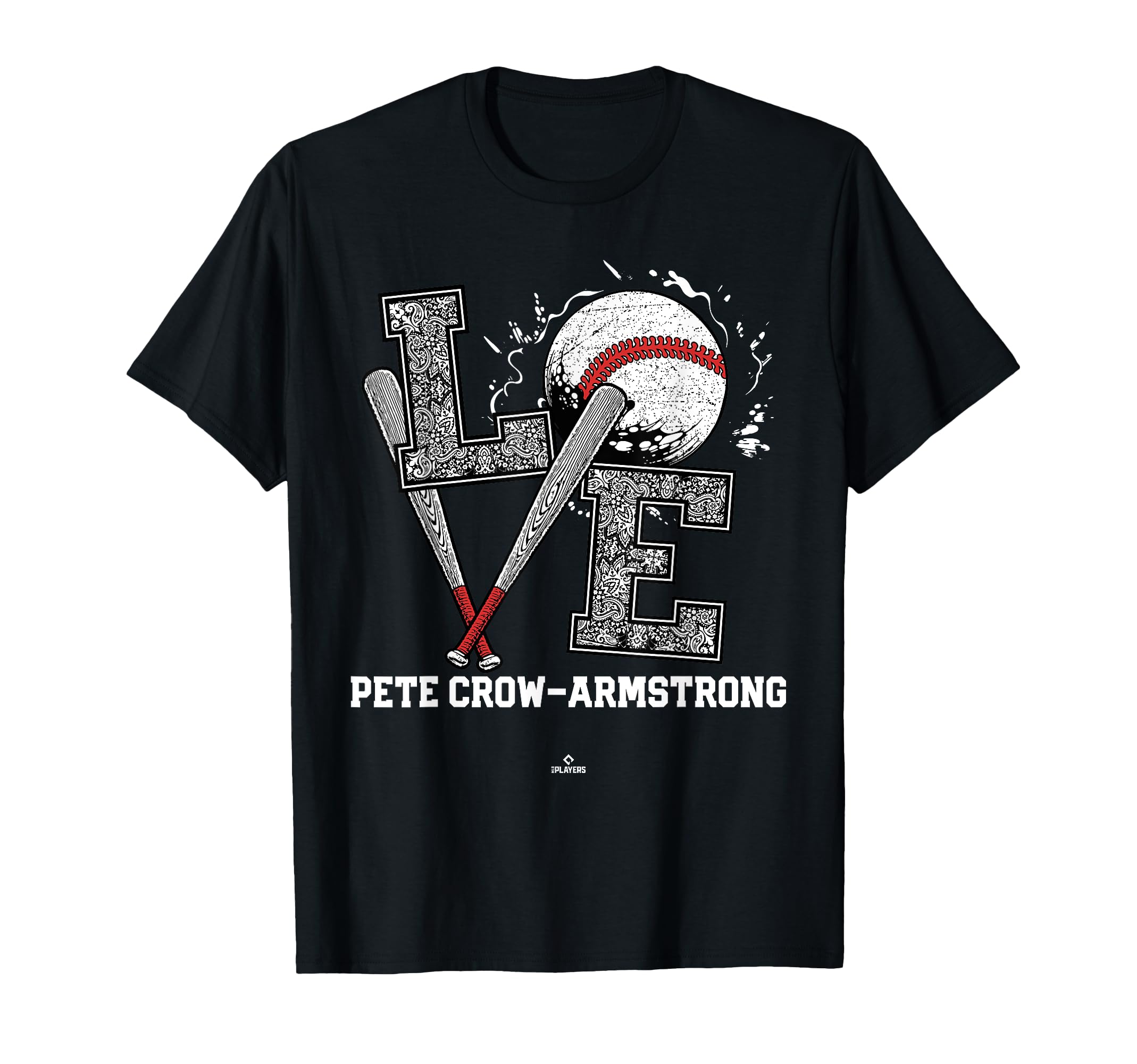 Distressed Baseball Love Pete Crow T-Shirt - Trendy Graphic Unisex - T-Shirt, Sweatshirt, Hoodie