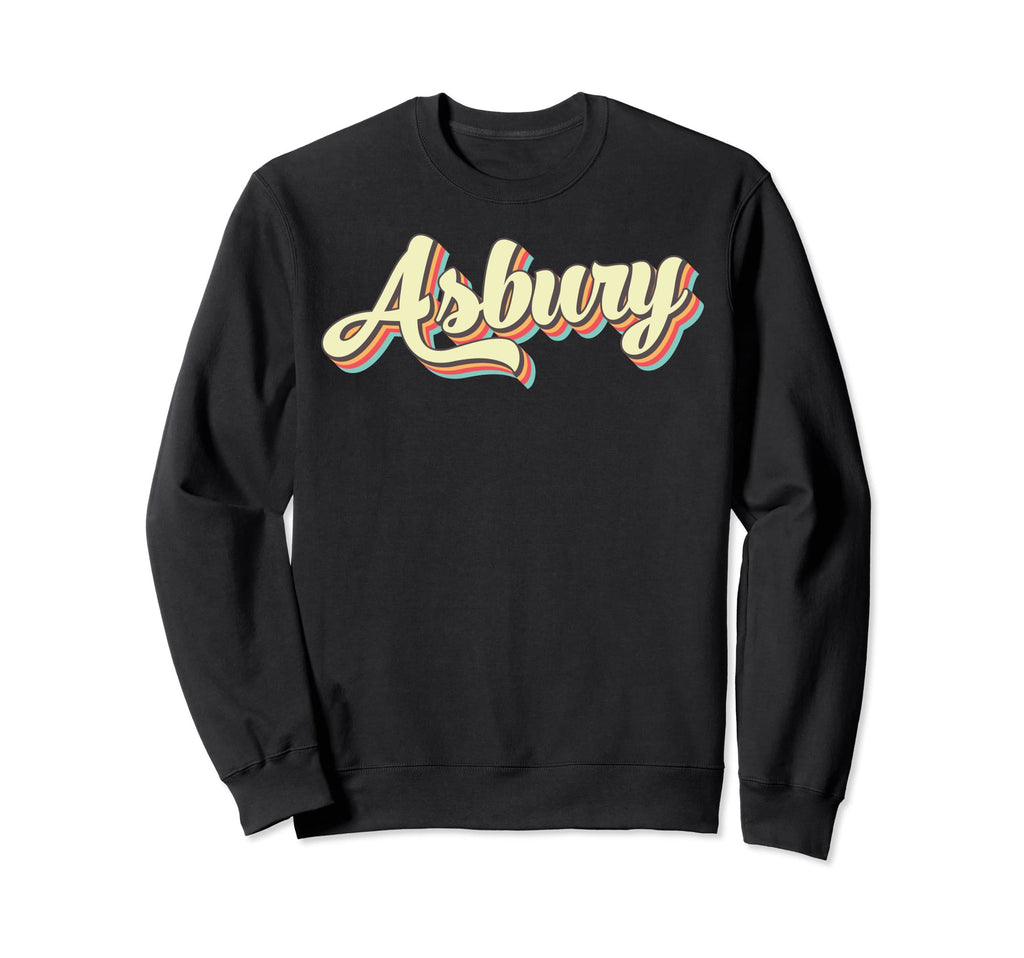 Asbury Art Baseball Font Sweatshirt - Graphic Print Unisex - T-Shirt, Sweatshirt, Hoodie