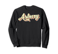 Asbury Art Baseball Font Sweatshirt - Graphic Print Unisex - T-Shirt, Sweatshirt, Hoodie