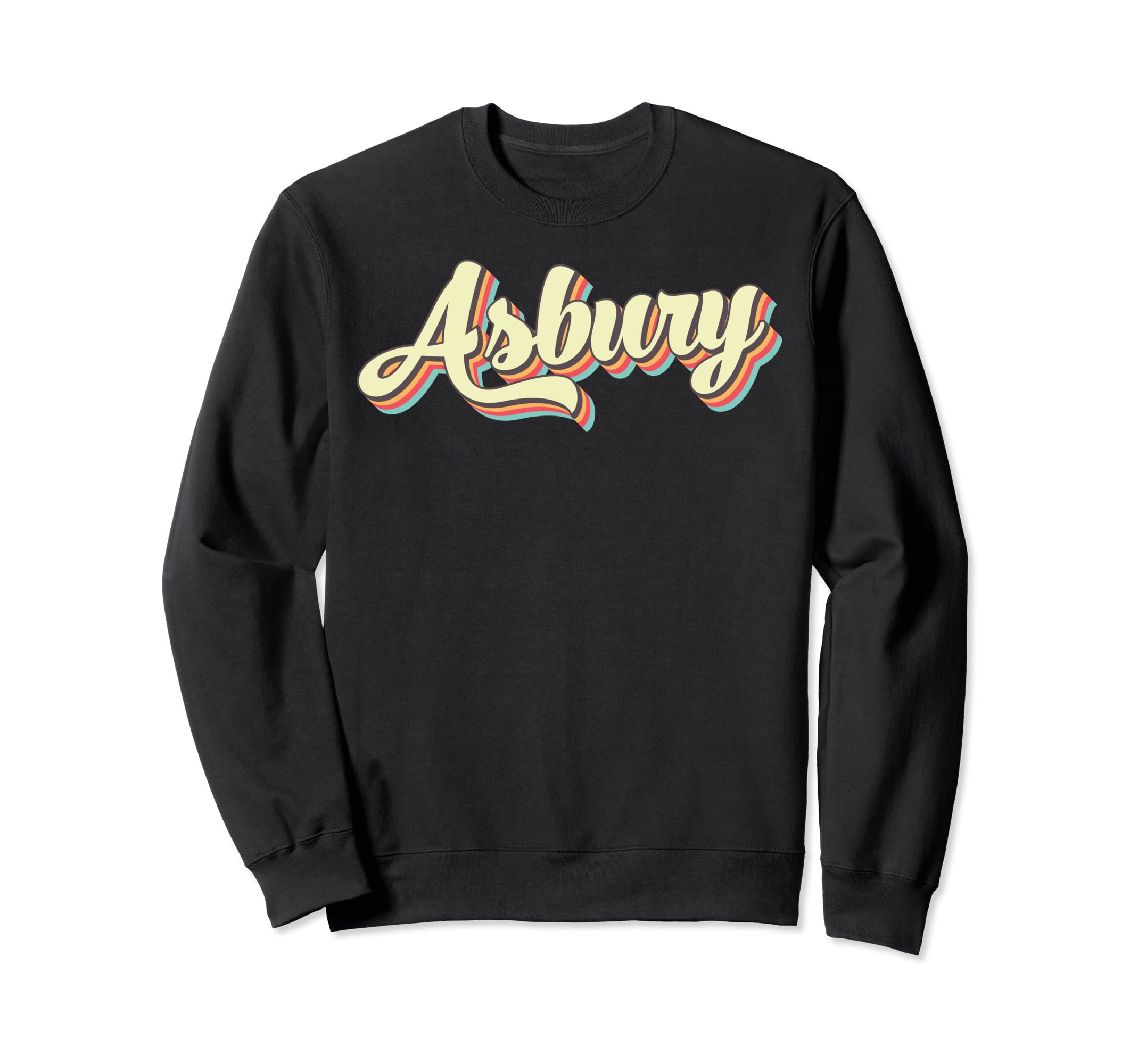Asbury Art Baseball Font Sweatshirt - Graphic Print Unisex - T-Shirt, Sweatshirt, Hoodie