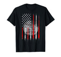 Baseball Usa Flag American Flag Patriotic T-Shirt - Novelty Apparel Unisex - T-Shirt, Sweatshirt, Hoodie