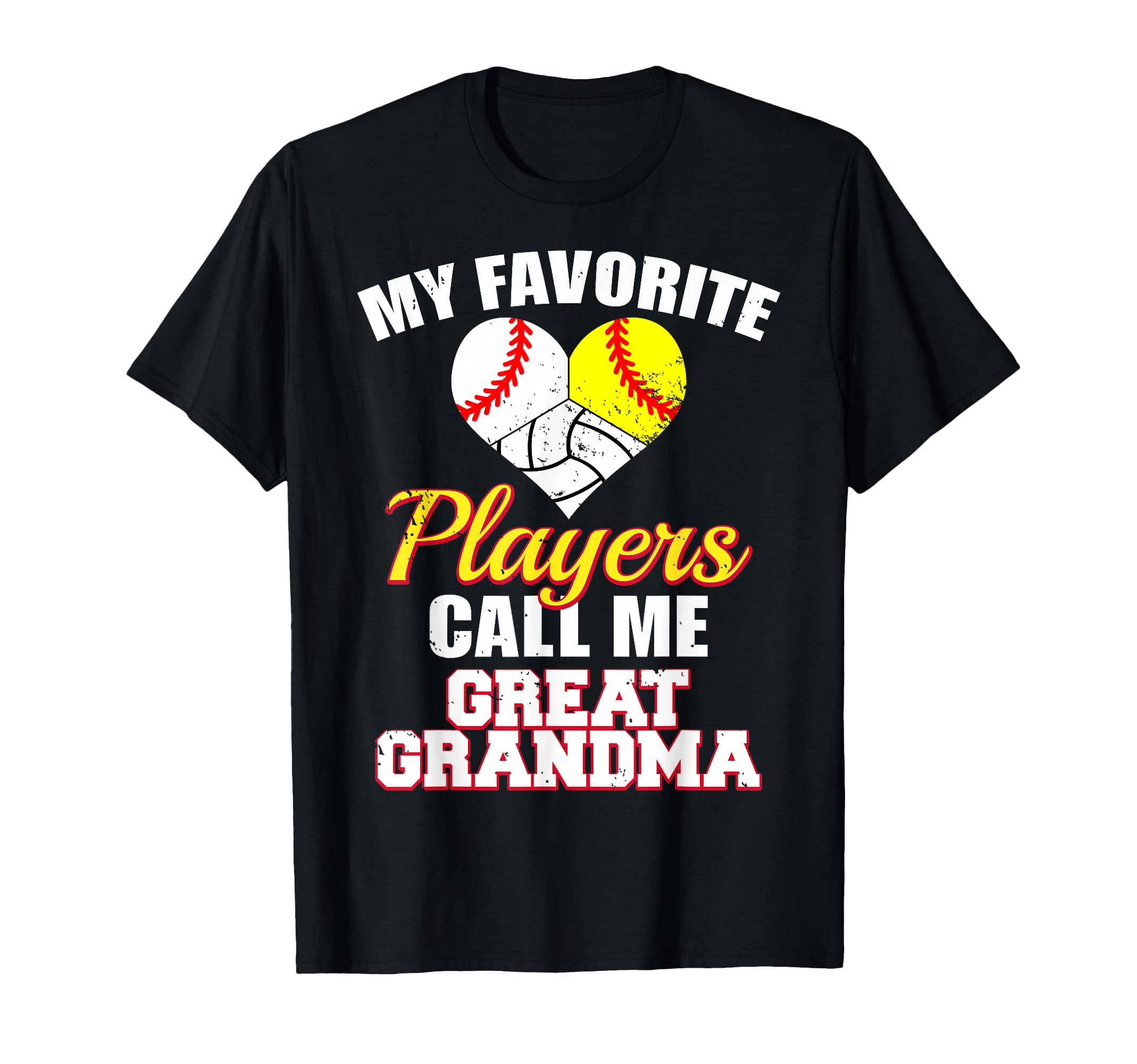 My Favorite Baseball Softball Volleyball T-Shirt - Novelty Apparel Unisex - T-Shirt, Sweatshirt, Hoodie