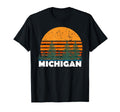 Michigan Sunset Mi State Gift T-Shirt - Graphic Print Men Women - T-Shirt, Sweatshirt, Hoodie