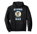 Favorite Baseball Player Calls Me Dad Hoodie - Minimalist Print Unisex - T-Shirt, Sweatshirt, Hoodie