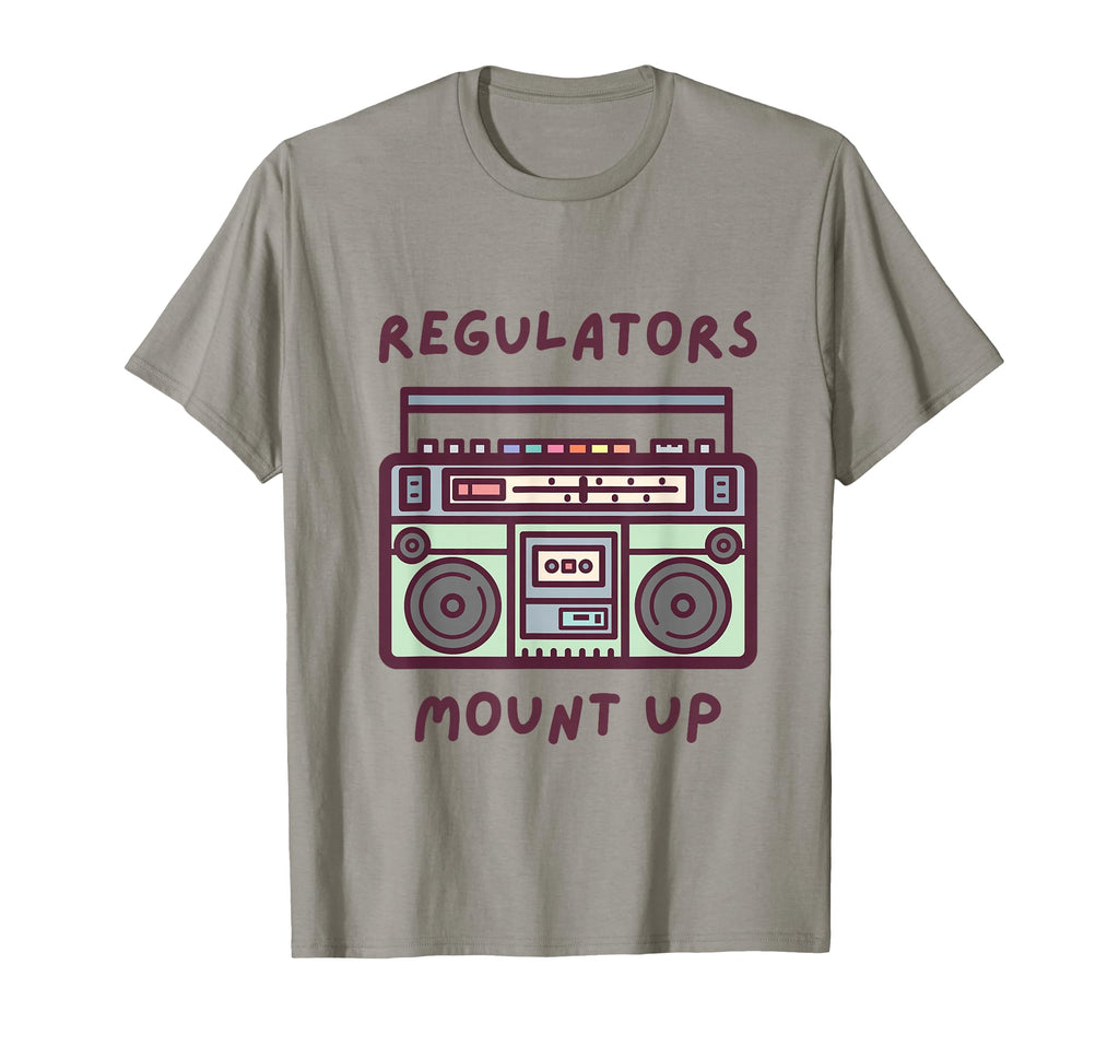 Regulators Mount Up 90S Old School T-Shirt - Custom Art Print Men Women - T-Shirt, Sweatshirt, Hoodie