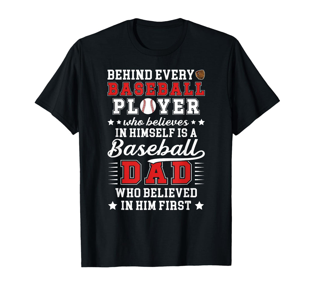 Proud Baseball Dad Baseball Player T-Shirt - Aesthetic Graphic for Adults - T-Shirt, Sweatshirt, Hoodie