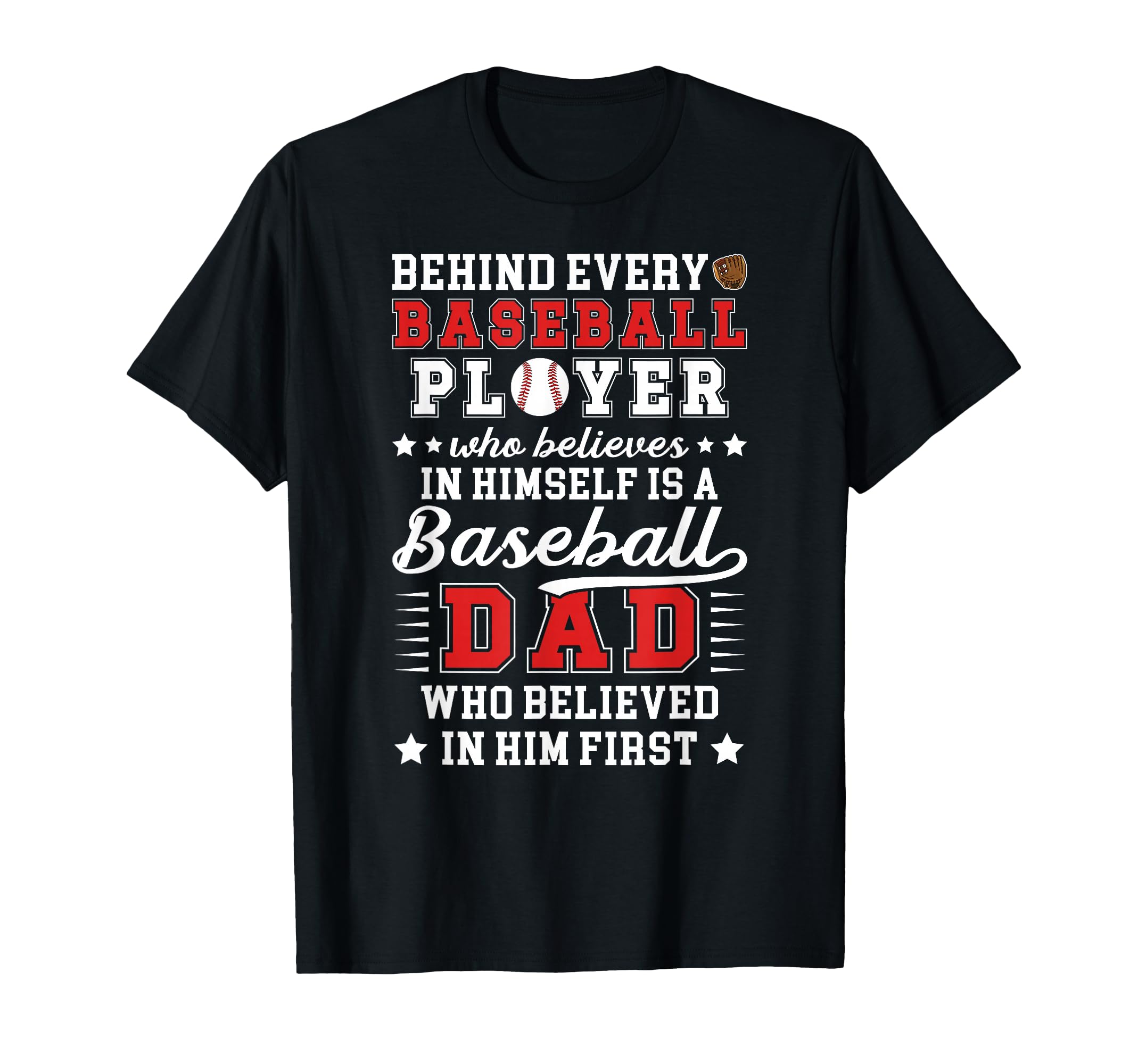 Proud Baseball Dad Baseball Player T-Shirt - Aesthetic Graphic for Adults - T-Shirt, Sweatshirt, Hoodie