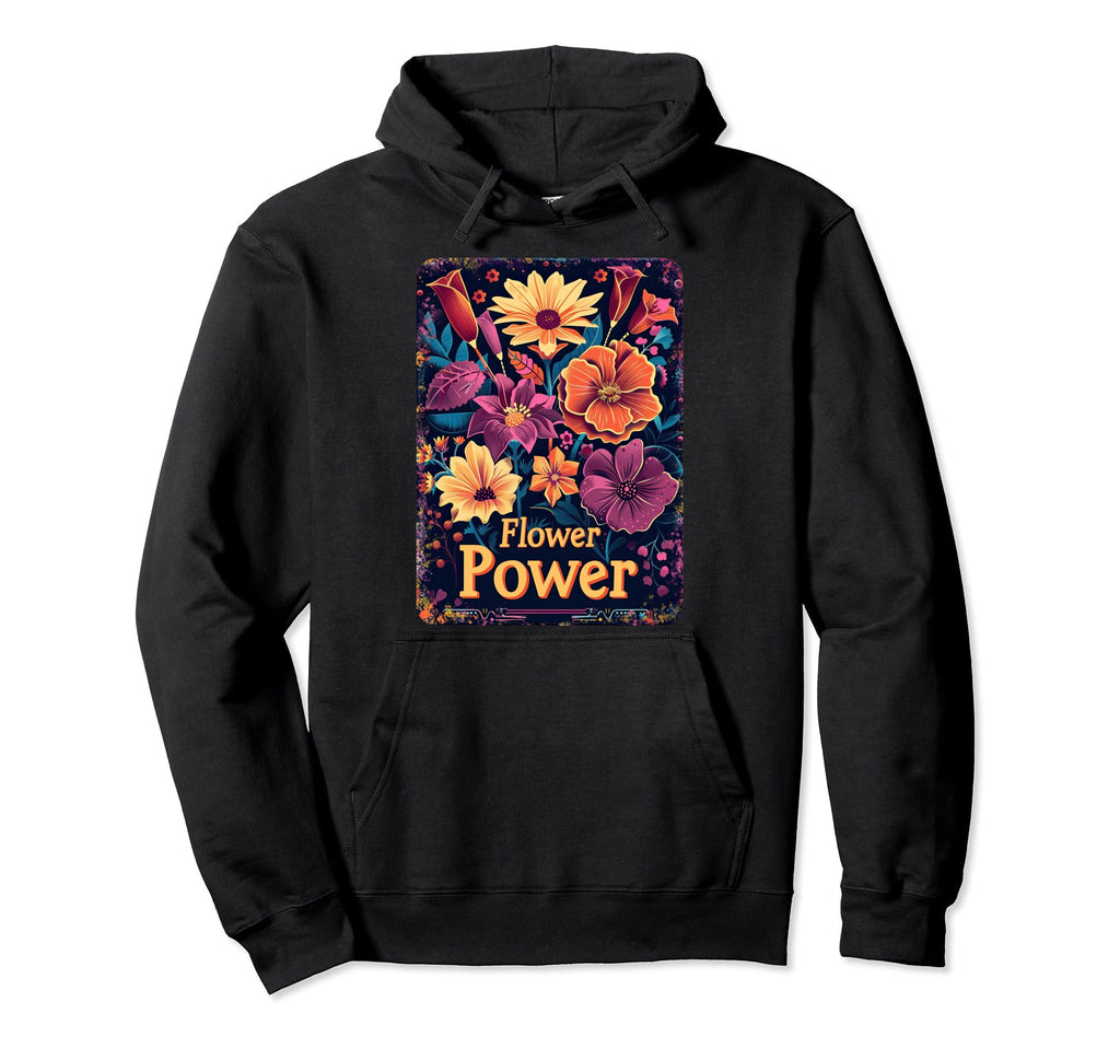 Flower Power Boho Garden Floral Nature Hoodie - Novelty Apparel Men Women - T-Shirt, Sweatshirt, Hoodie