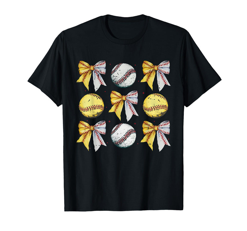 Coquette Bow Funny Game Day Baseball T-Shirt - Trendy Graphic Men Women - T-Shirt, Sweatshirt, Hoodie
