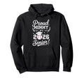 Proud Mommy 2026 Senior Baseball Hoodie - Minimalist Print Men Women - T-Shirt, Sweatshirt, Hoodie