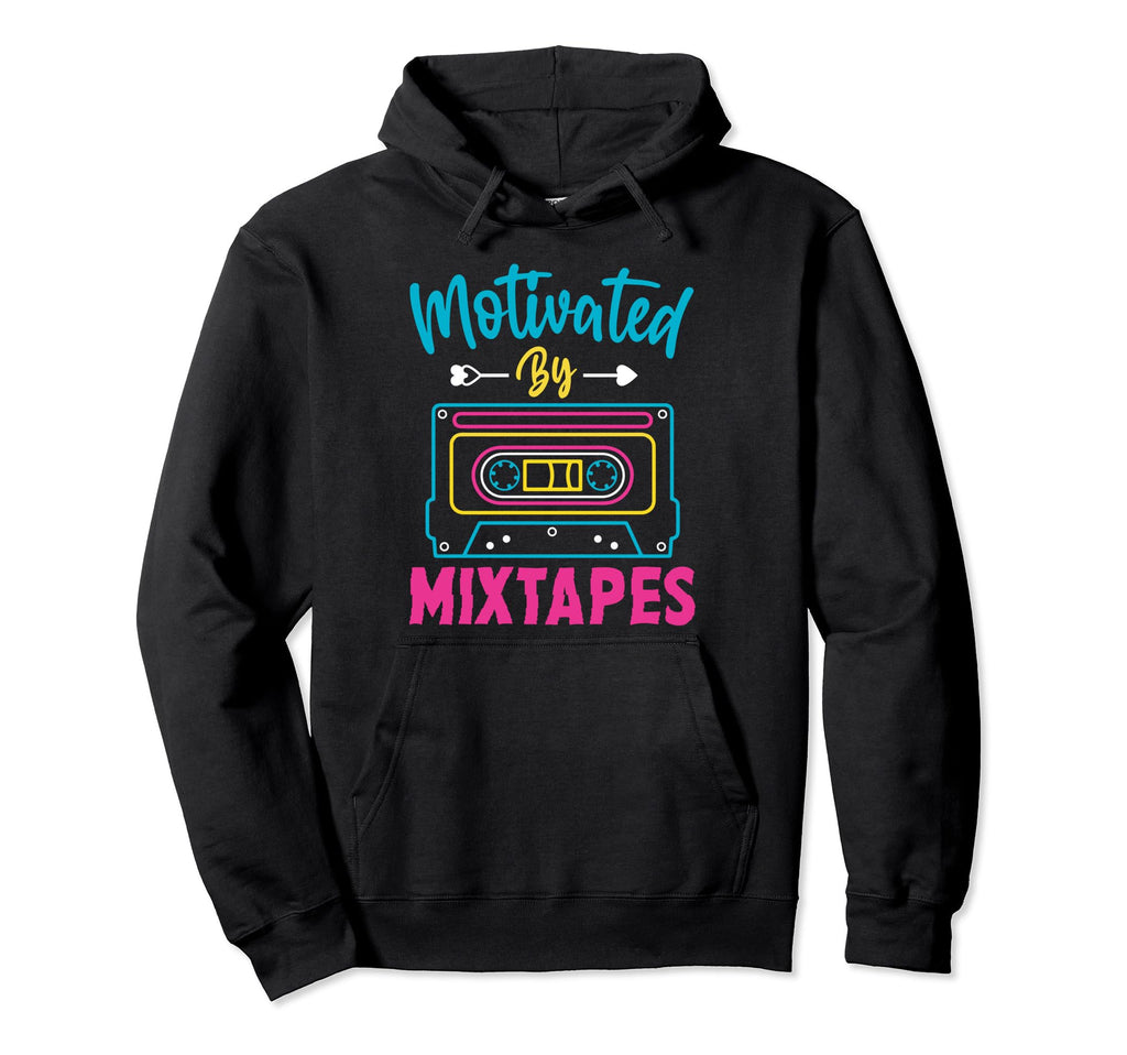 Motivated Mixtapes Music Cassette Hoodie - Casual Everyday Wear Men Women - T-Shirt, Sweatshirt, Hoodie