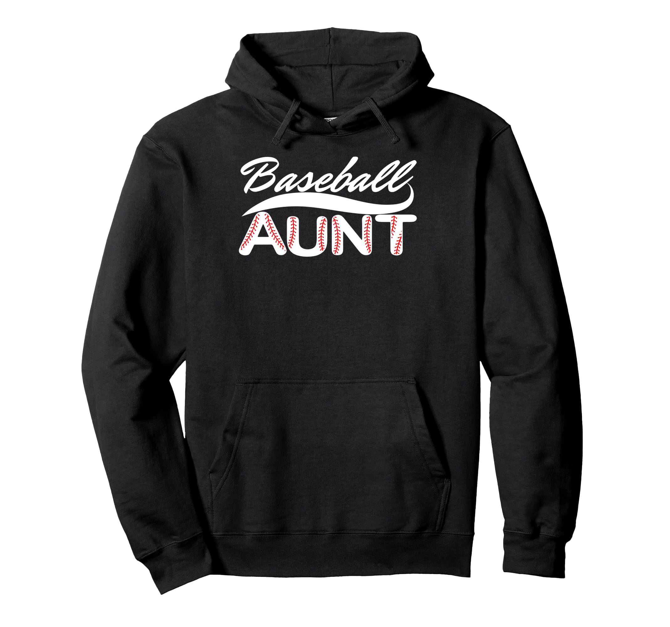 Baseball Aunt Family Matching Aunt Hoodie - Graphic Print Men Women - T-Shirt, Sweatshirt, Hoodie
