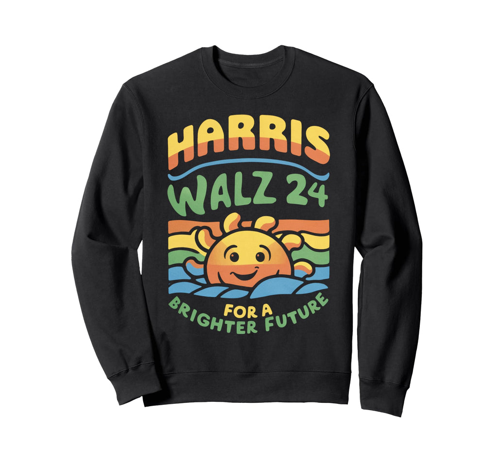 Kamala Harris President 2024 Tim Walz Sweatshirt - Graphic Print for Adults - T-Shirt, Sweatshirt, Hoodie