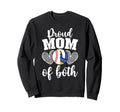 Mom Both Proud Volleyball Baseball Sweatshirt - Unique Graphic for Adults - T-Shirt, Sweatshirt, Hoodie