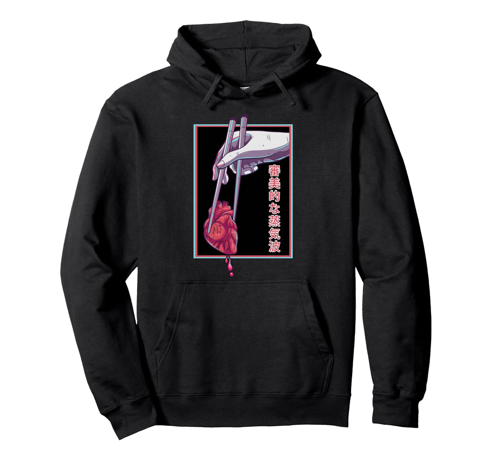Aesthetic Vaporwave Japanese Futurism Hoodie - Unique Graphic for Adults - T-Shirt, Sweatshirt, Hoodie