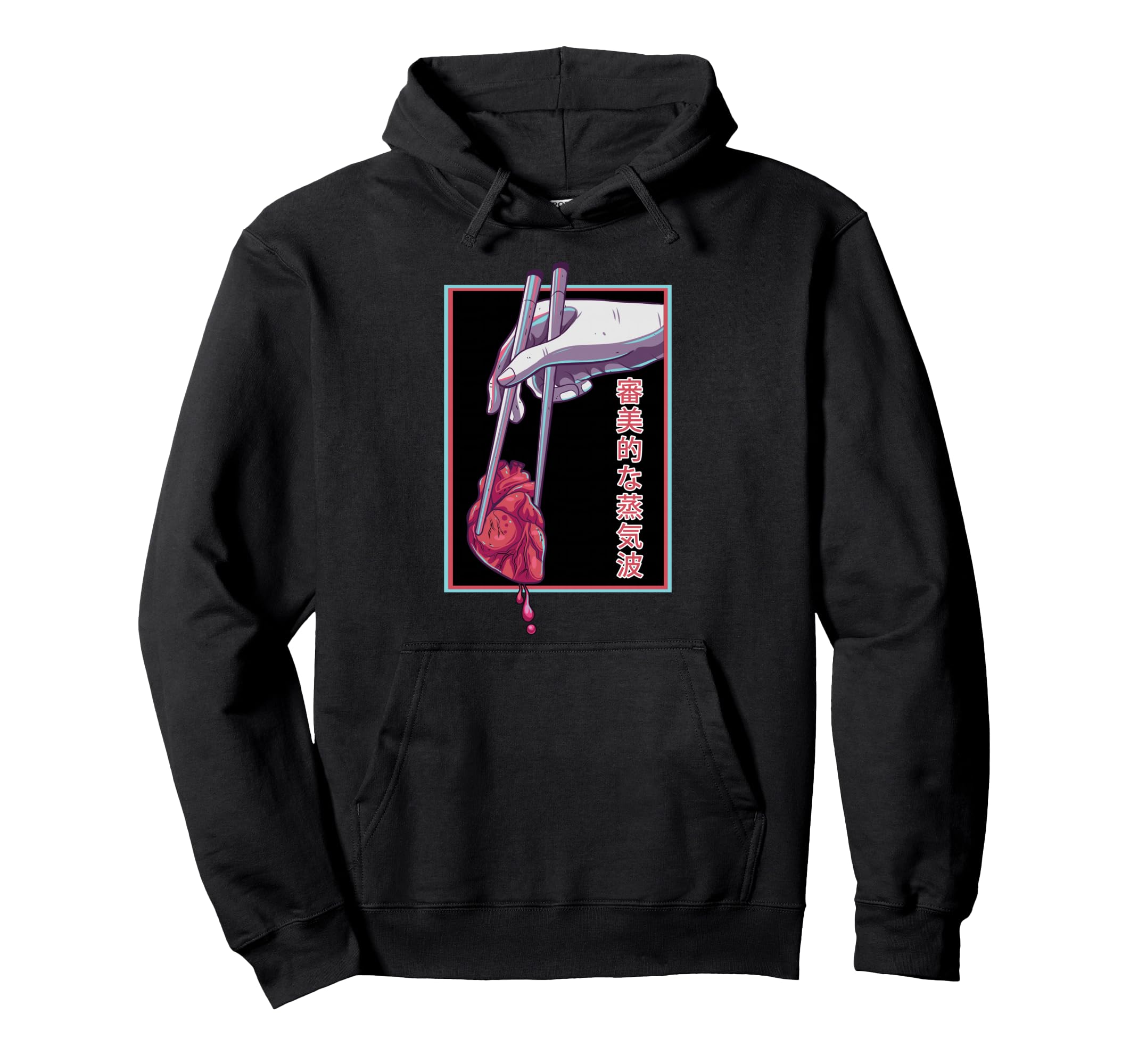 Aesthetic Vaporwave Japanese Futurism Hoodie - Unique Graphic for Adults - T-Shirt, Sweatshirt, Hoodie