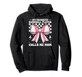 Favorite Baseball Player Calls Me Mom Hoodie - Graphic Print for Adults - T-Shirt, Sweatshirt, Hoodie