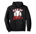 Papa Ballers Papa Baseball And Softball Hoodie - Novelty Apparel Unisex - T-Shirt, Sweatshirt, Hoodie