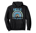 Hello 3Rd Third Grade Teacher Back To Hoodie - Streetwear Style for Adults - T-Shirt, Sweatshirt, Hoodie
