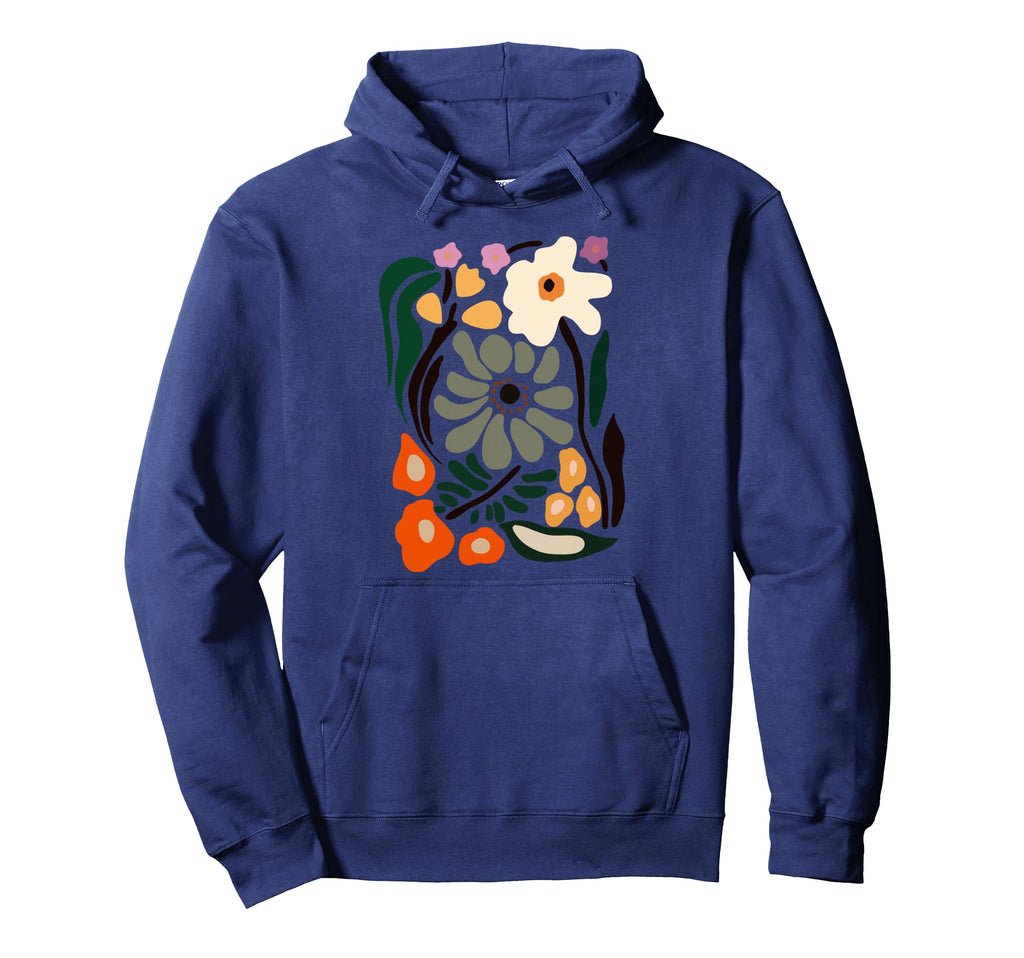 Boho Flower Aesthetic Paint Summer Hoodie - Streetwear Style for Adults - T-Shirt, Sweatshirt, Hoodie