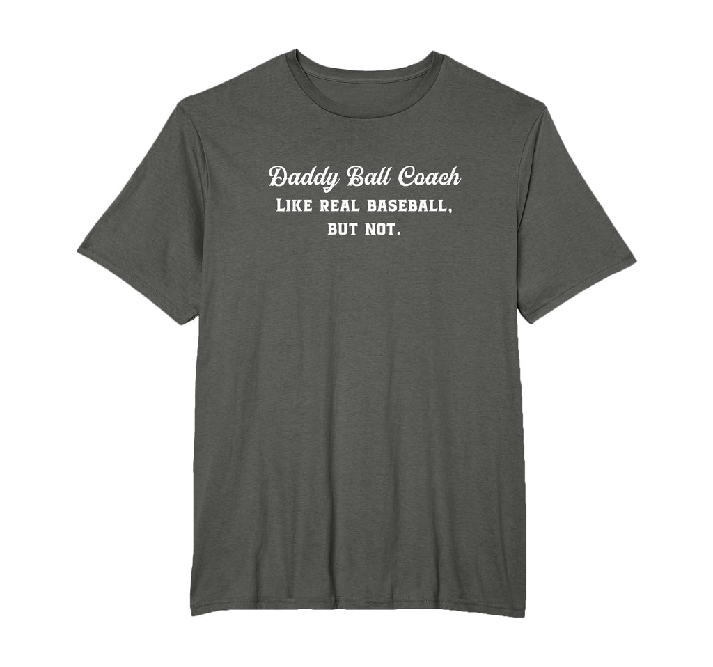 Coach Daddy Ball Little League Like T-Shirt - Aesthetic Graphic Men Women - T-Shirt, Sweatshirt, Hoodie