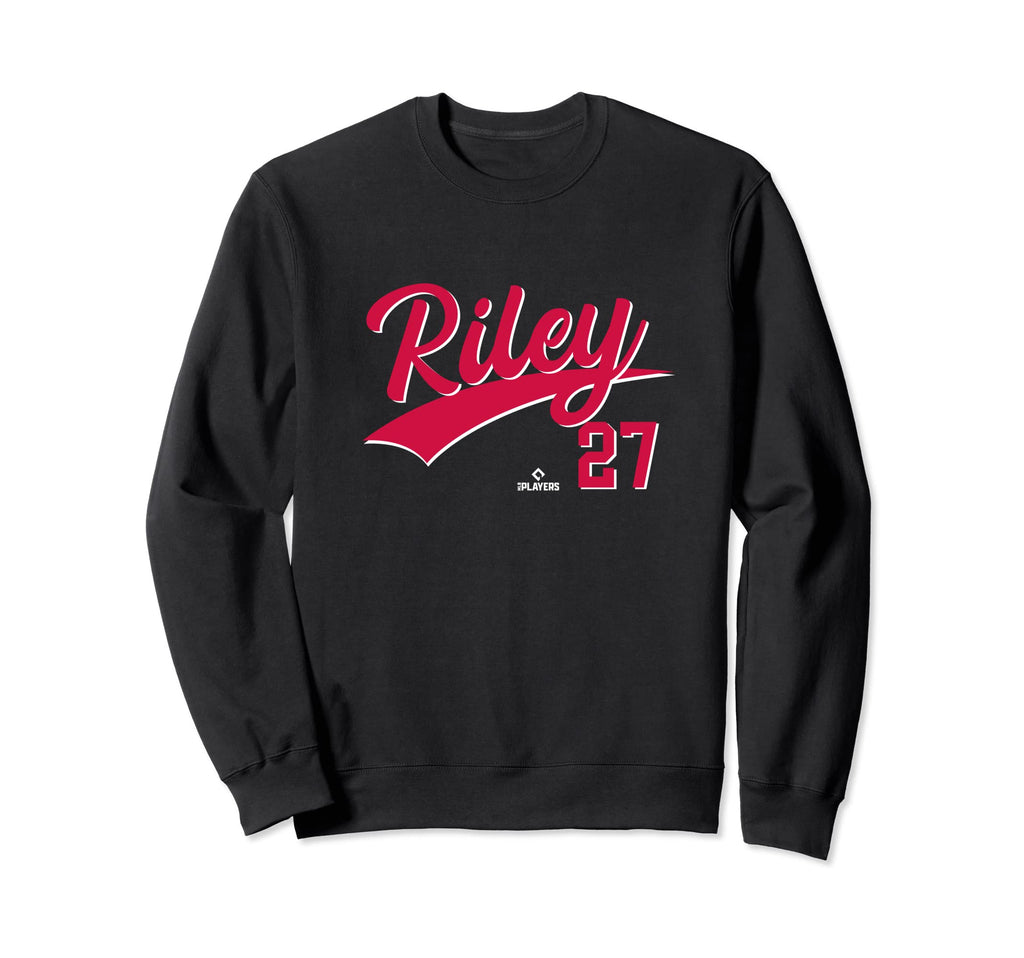 Austin Riley 27 Atlanta Baseball Sweatshirt - Novelty Apparel for Adults - T-Shirt, Sweatshirt, Hoodie