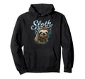 Sloth 90S Funny Sloth Lover 80S Hoodie - Aesthetic Graphic Unisex - T-Shirt, Sweatshirt, Hoodie
